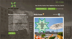 Desktop Screenshot of parkviewapts.com